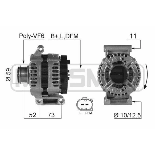 ALTERNATOR 2.2 HDI EURO 4