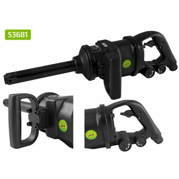 Pistol pneumatic de impact 1&quot;, pentru camioane, foarte usoara, cuplu maxim 2441 Nm, 3 viteze