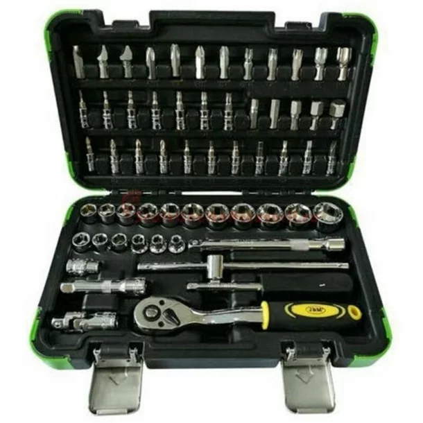 TRUSA DE TUBULARE HEXAGONALE DE DE 3/8&quot; CU 59 PIESE - CROMATE
