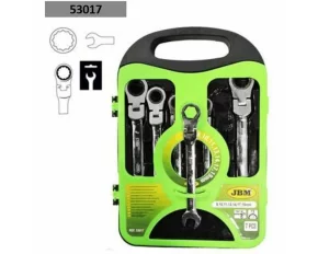 SET DE 7 CHEI COMBINATE CU CLICHET SI CAP ROTATIV