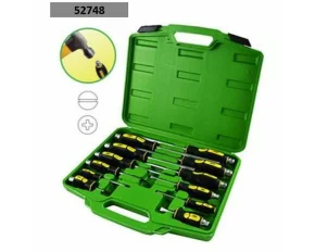 SET DE SURUBELNITE DE IMPACT MAGNETICE 12 PIESE, maner din cauciuc, dreapta -