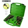 SET DE SURUBELNITE DE IMPACT MAGNETICE 12 PIESE, maner din cauciuc, dreapta -