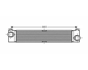 RADIATOR INTERCOOLER PEUGEOT BOXER 2.2HDI