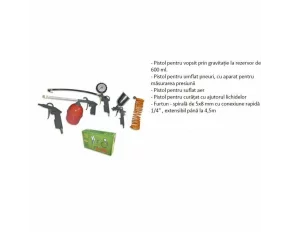 SET DE 5 PISTOALE DE AER