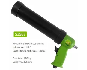 Pistol pneumatic pentru mastic