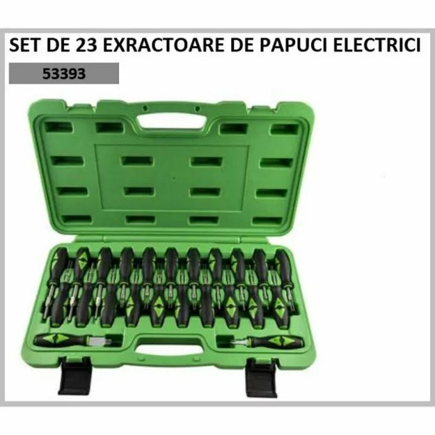 SET DE 23 EXRACTOARE DE PAPUCI ELECTRICI