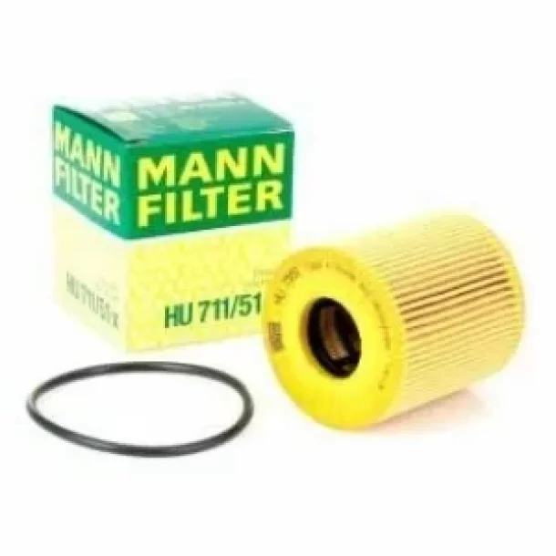 Pachet filtre Mann + ulei Total revizie completa Peugeot 2.2 2006-2011, Citroen 2.2 2006-2011