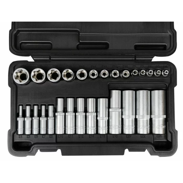 SET 28 TUBULARE TORX SCURTE SI LUNGI