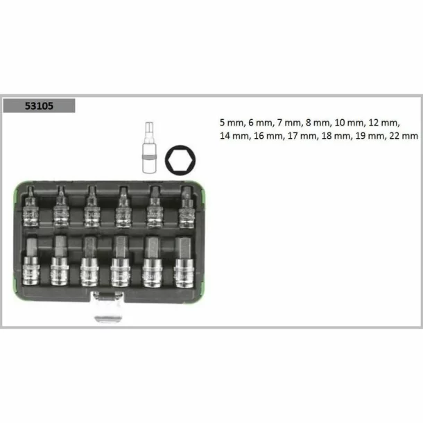 SET DE 12 PIESE 1/2&quot;