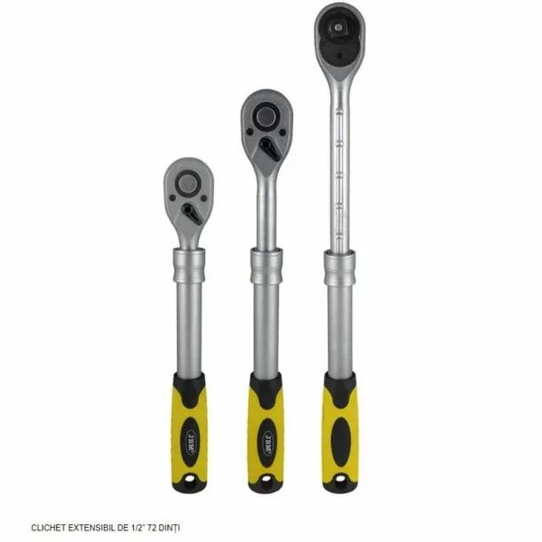 CLICHET EXTENSIBIL DE 1/2&quot;, 72 DINTI