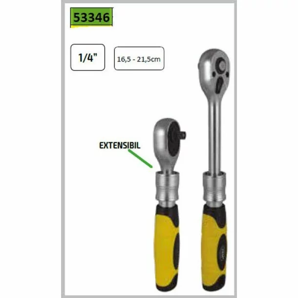 CLICHET EXTENSIBIL DE 1/4&quot; 72 DINTI