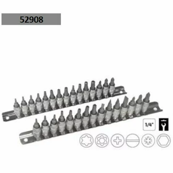 SET CAPETE TUBULARE 1/4&quot; 30 UNITATI