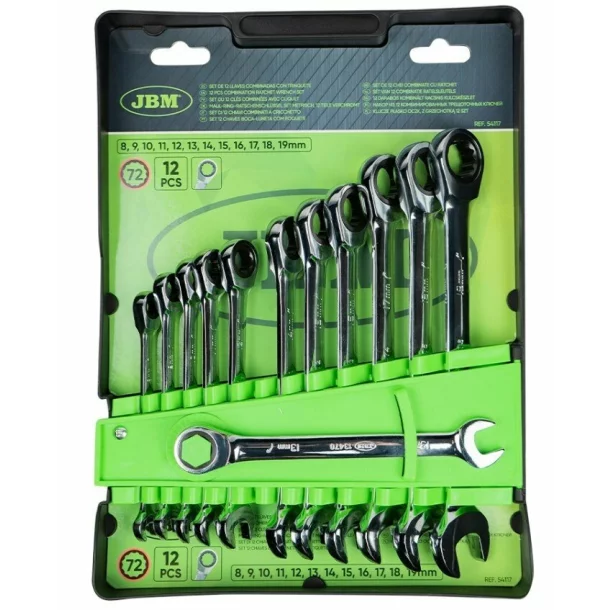 SET DE 12 CHEI COMBINATE CU RATCHET