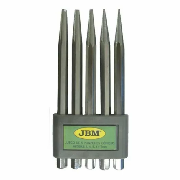 SET DE 5 DORNURI CONICE 3, 4, 5, 6, 7mm