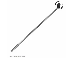 BARA &quot;T&quot; DE FORTA DE 1/2&quot; 430mm