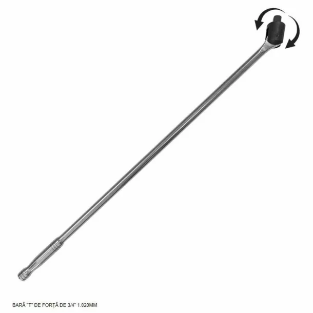 BARA &quot;T&quot; DE FORTA DE 3/4&quot; 1.020mm