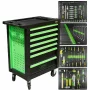 Dulap mobil verde cu 7 sertare