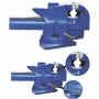 MENGHINA FIXA 150MM + BAZA ROTATIVA 23Kg, (cu deschidere imediata prin levier)