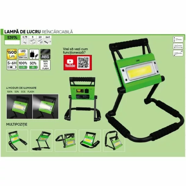 LAMPA DE LUCRU REINCARCABILA