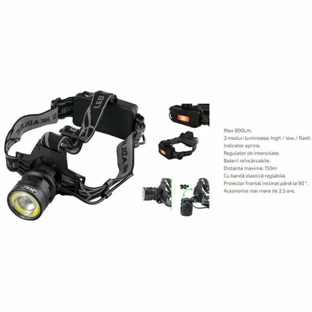 LANTERNA FRONTALA 800LM