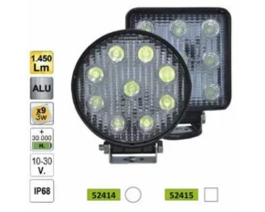 PROIECTOR DE LUCRU CU LED, ROTUND, LUMINA