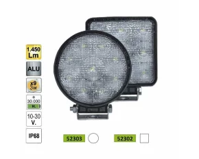PROIECTOR PATRAT DE LUCRU CU LED 27W 10-30V