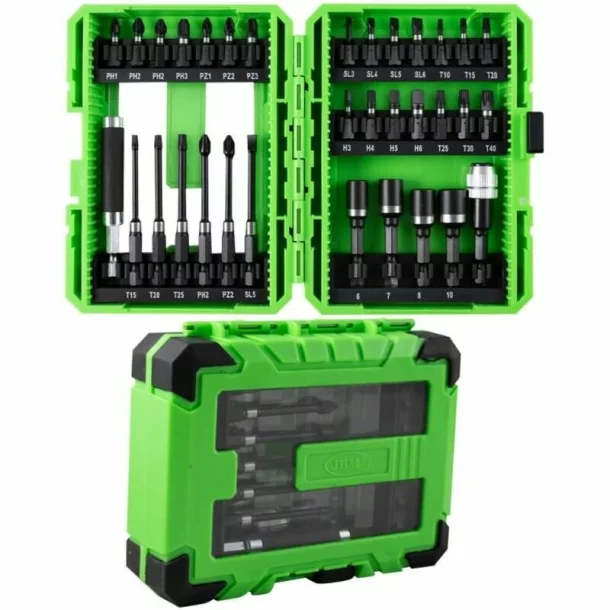 Set S2 biti percutanti cu adaptoare - acoperire NEAGRA