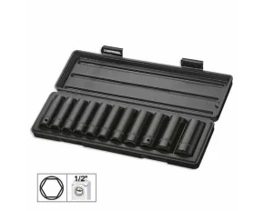 SET 11 TUBULARE DE IMPACT HEX. DE 1/2&quot;