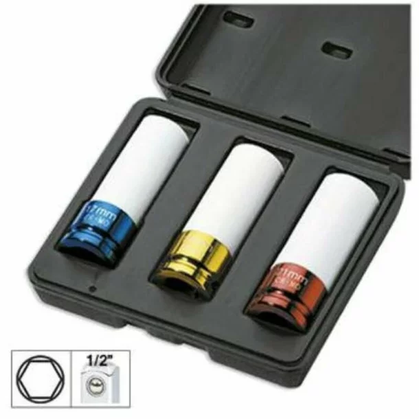 SET 3 TUBULARE IMPACT CU PROTECTIE DE 1/2&quot;