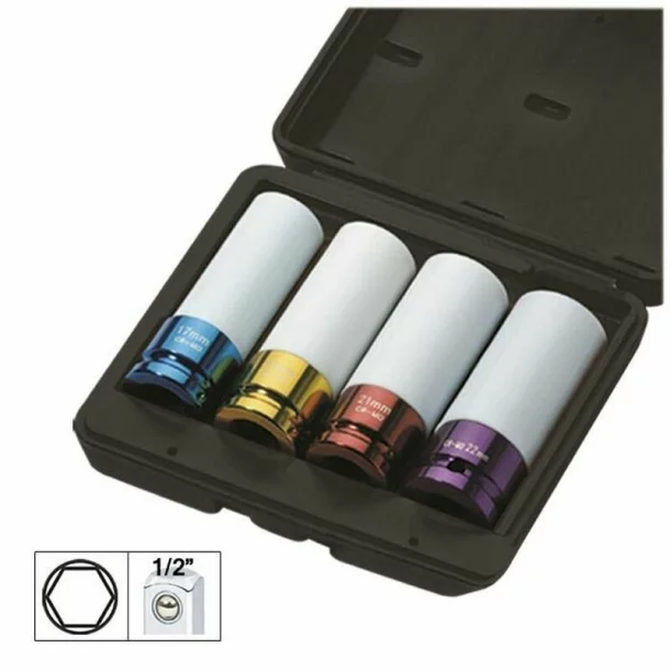 SET 4 TUBULARE IMPACT DE 1/2&quot;