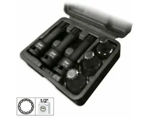 SET DE 6 TUBULARE XZN DE 1/2&quot; DE IMPACT