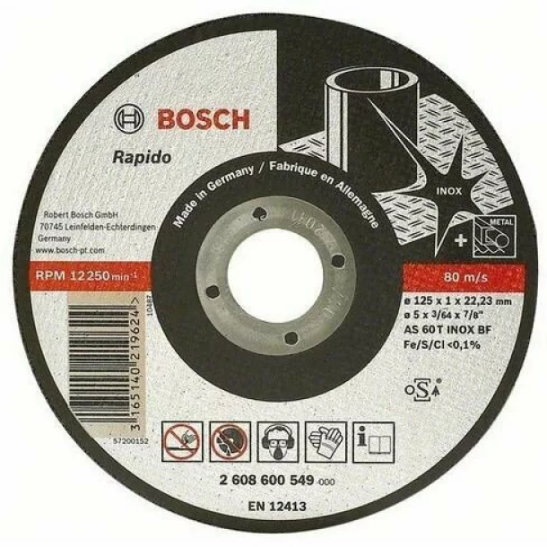 2 608 600 549   Suport disc abraziv, polizor multifuncțional 25 BUC/SET
