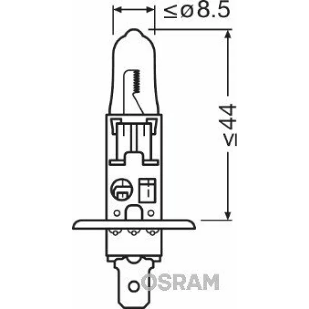 OSR64150-   Bec, far faza lunga H1