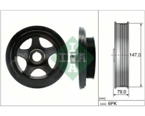 Fulie curea, arbore cotit SPRINTER 311 CDI