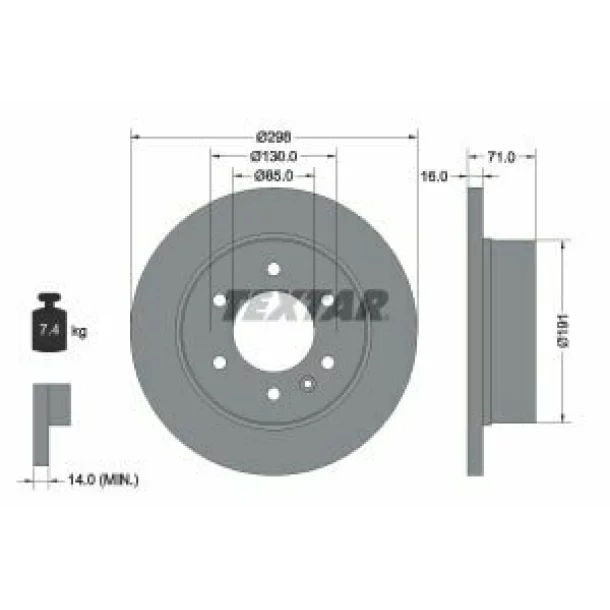 Disc frana SPRINTER 311 CDI